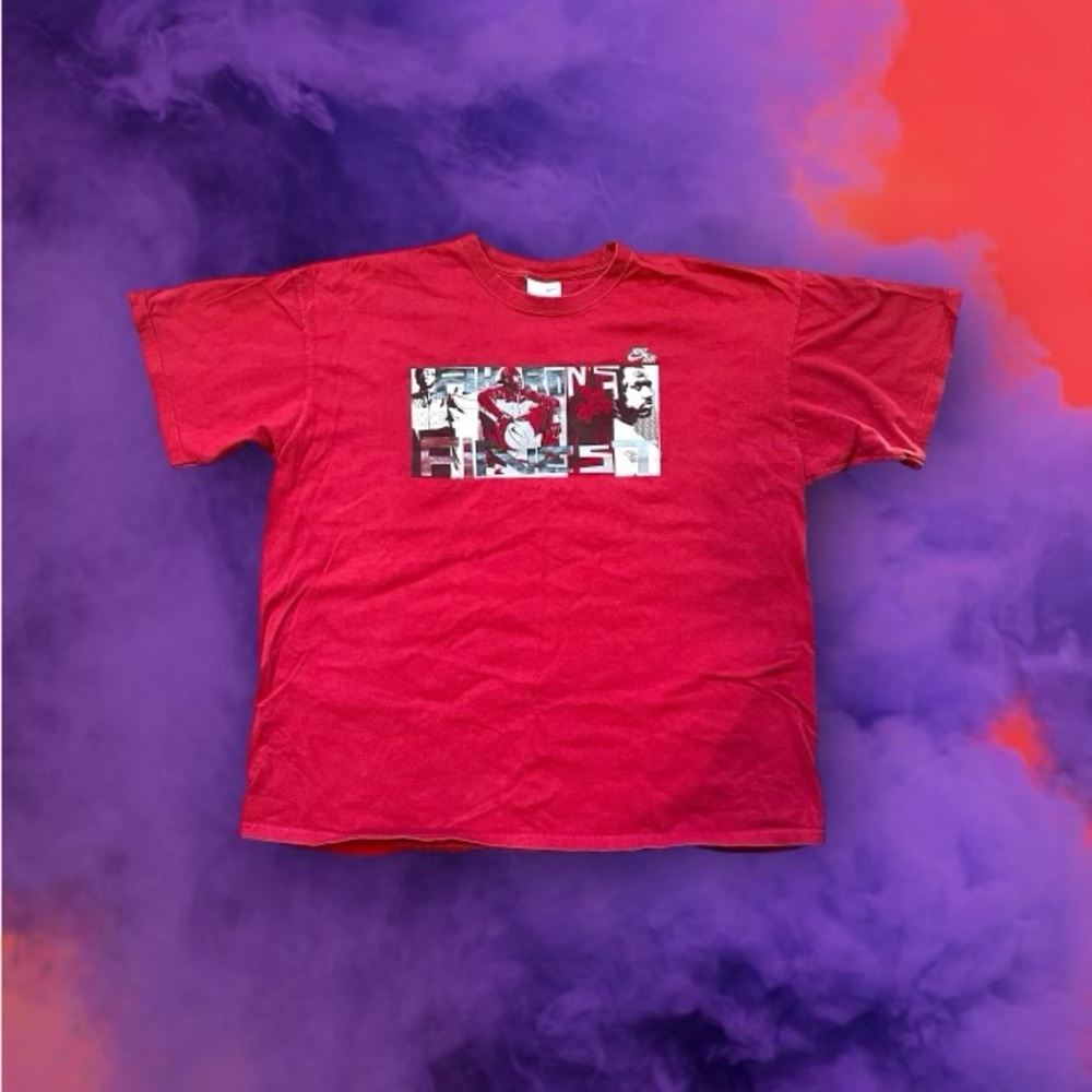 Men’s XL Nike Vintage Red 90s T-Shirt Lebron James